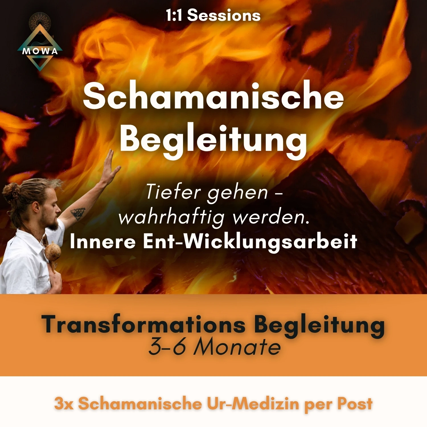 Cover Schamanische Begleitung Transformations Begleitung 3-6 Monate Innere Entwicklungsarbeit