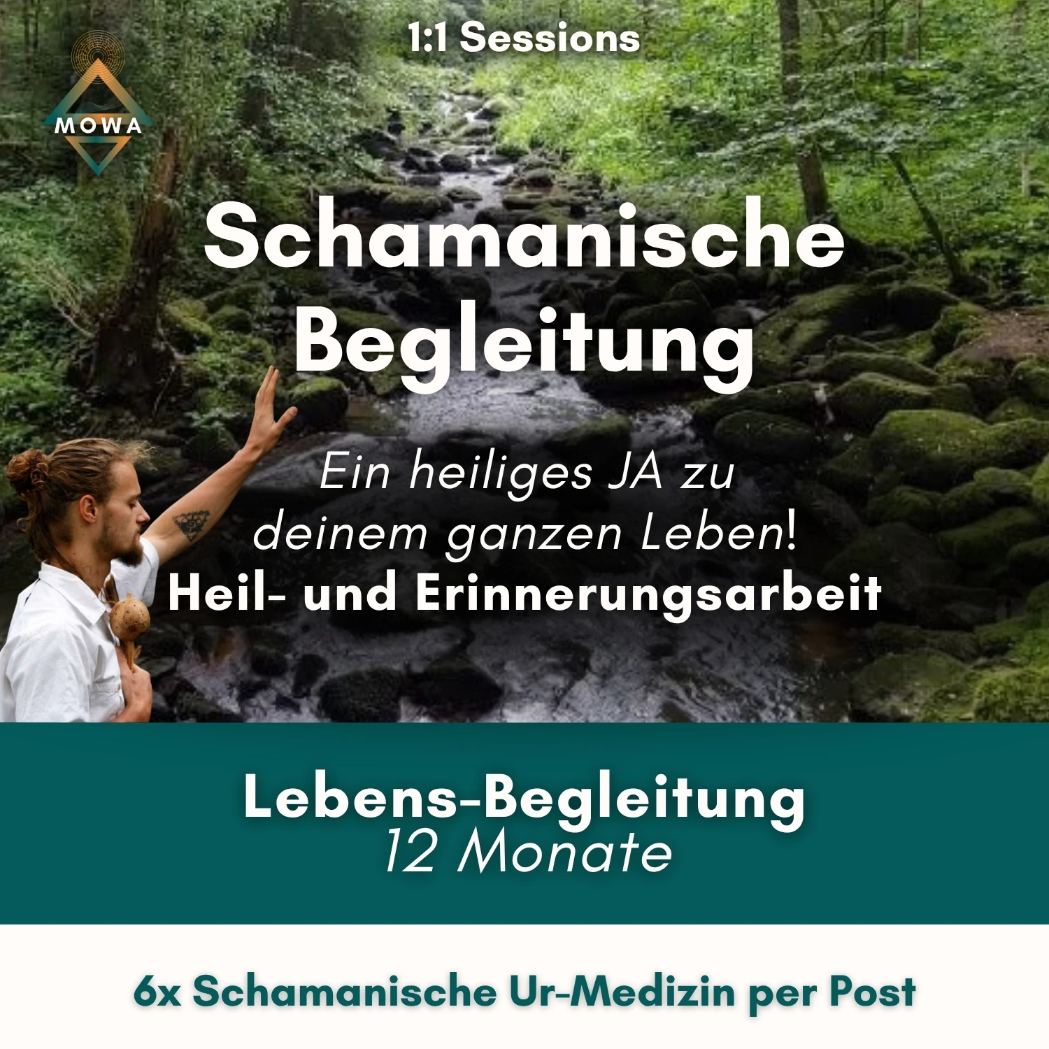 Cover Schamanische Begleitung Lebensbegleitung 12 Monate Heil- und Erinnerungsarbeit